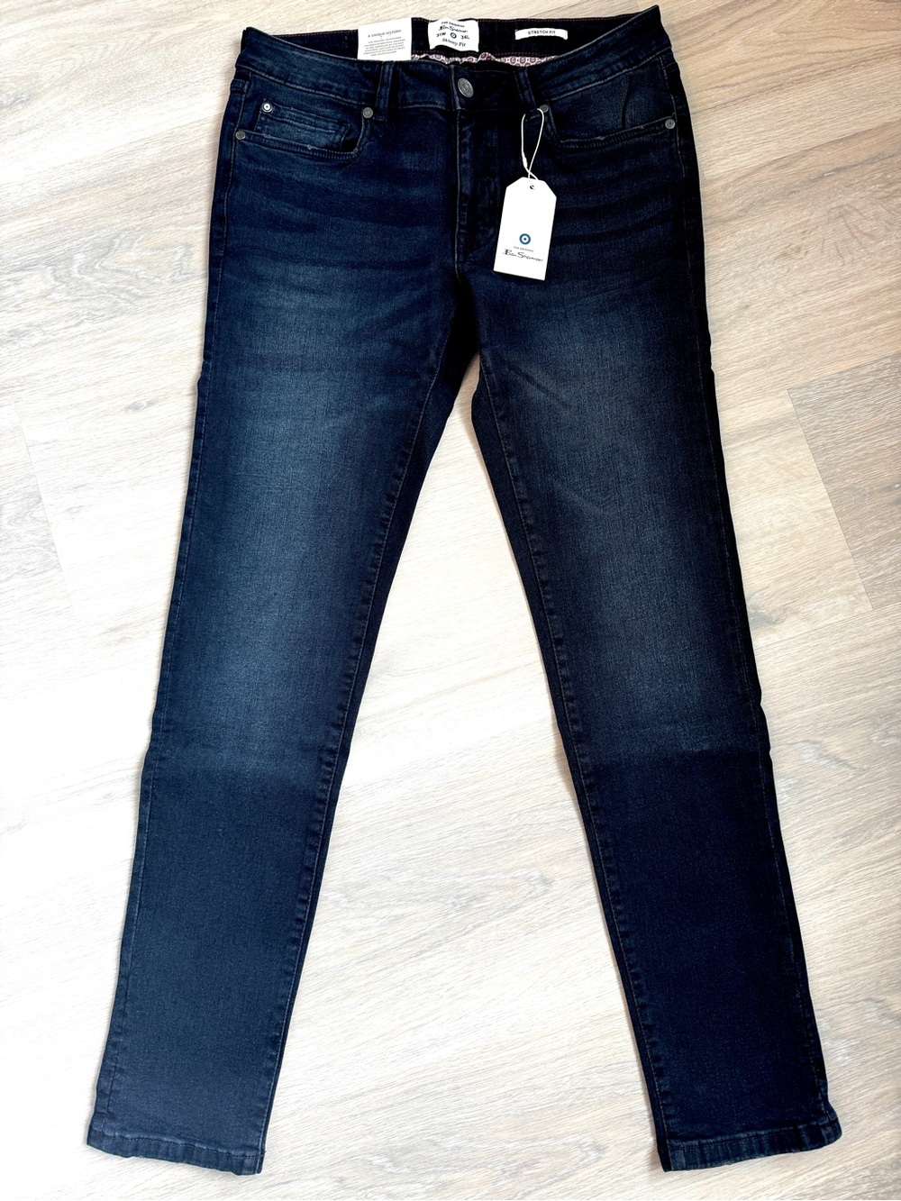 NWT Ben Sherman Dark Blue Skinny Jeans Size 31
